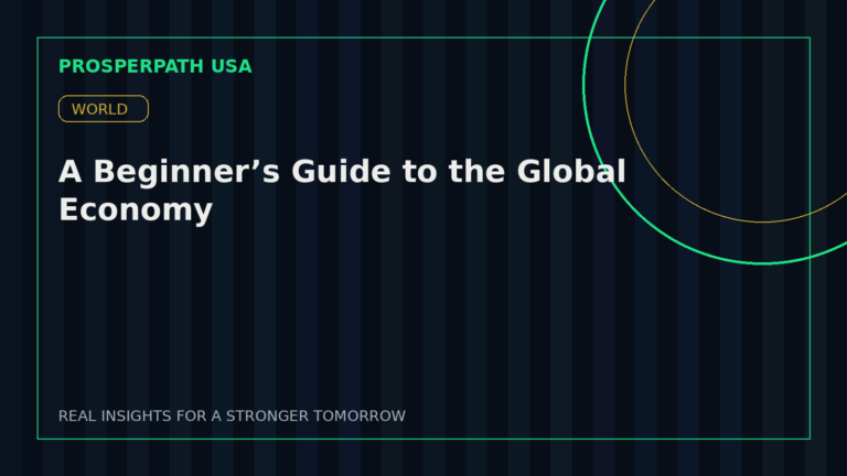 A Beginner’s Guide to the Global Economy — ProsperPath USA
