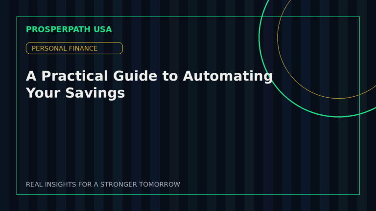A Practical Guide to Automating Your Savings — ProsperPath USA