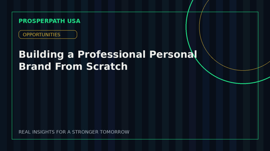 Building a Professional Personal Brand From Scratch — ProsperPath USA