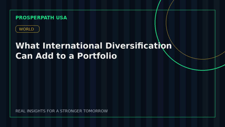 What International Diversification Can Add to a Portfolio — ProsperPath USA