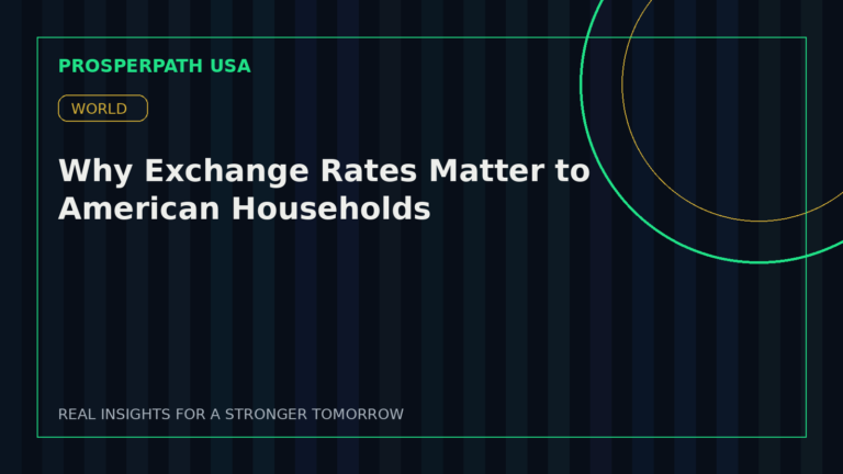Why Exchange Rates Matter to American Households — ProsperPath USA
